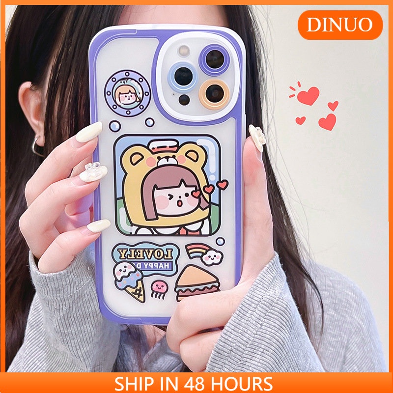 Ốp Điện Thoại Họa Tiết Hoạt Hình Cho iphone7 / 7plus / 8 / 8plus / xs / 11 / 12 / 13 / 14 / pro / max / plus / promax