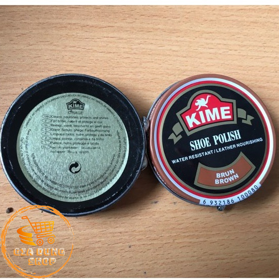 Xi Đánh Giày Chính Hãng KIME Dạng Sáp Màu Nâu, Đen