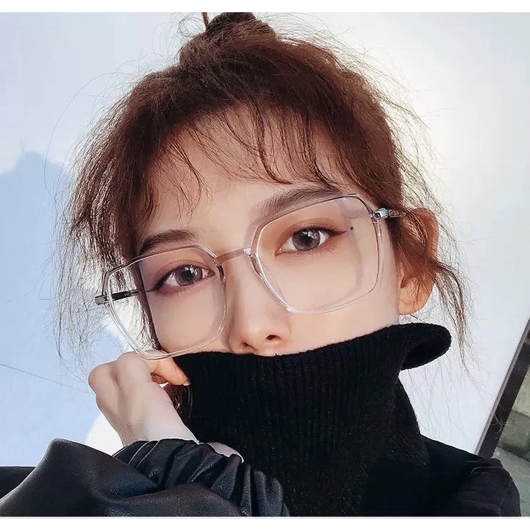 Mắt Kính Gọng Cận Form Lục Giác 654 Kiểu Dáng Trẻ Trung Phong Cách Ulzzang Siêu Xinh - Hazo