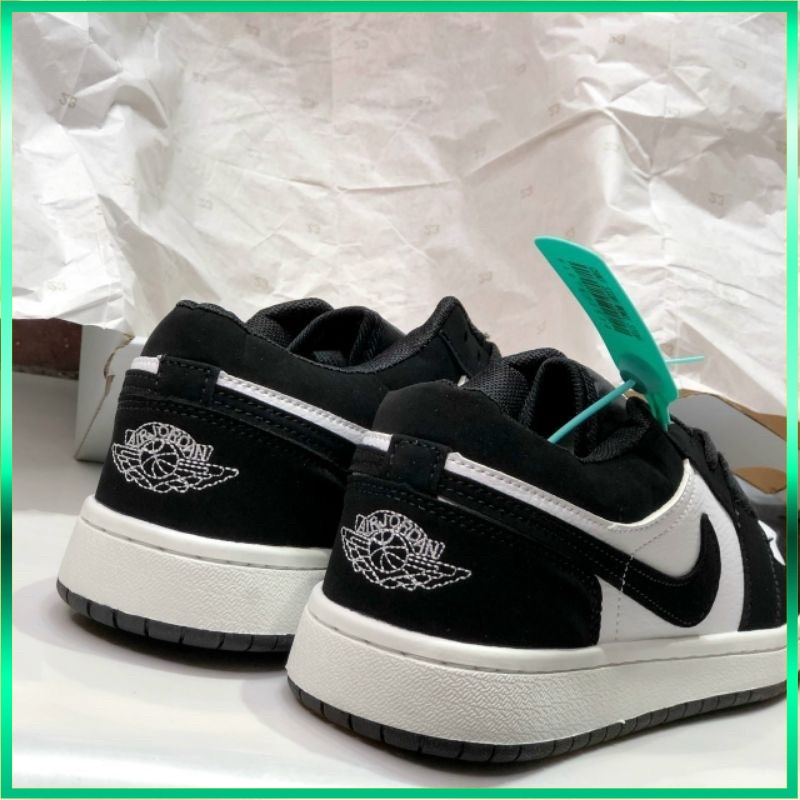 Giày Thể Thao Nam Nữ 𝗝𝗼𝗿𝗱𝗮𝗻 𝗣𝗮𝗻𝗱𝗮 Thấp Cổ , Giày Sneaker Jordan Panda Cổ Thấp Màu Đen Trắng Full Box