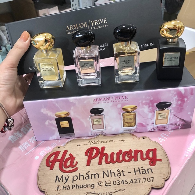 Set nước hoa 4 món Giorgio Armani/ Prive 30ml/c