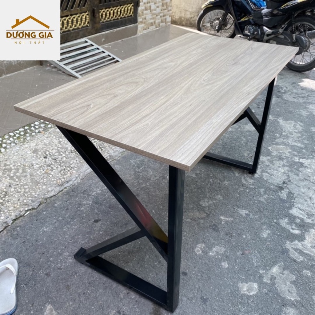 Bàn làm việc, bàn chữ Z, K, U, bàn gaming 1m x 50 , hàng loại 1, mặt gỗ, chân sắt