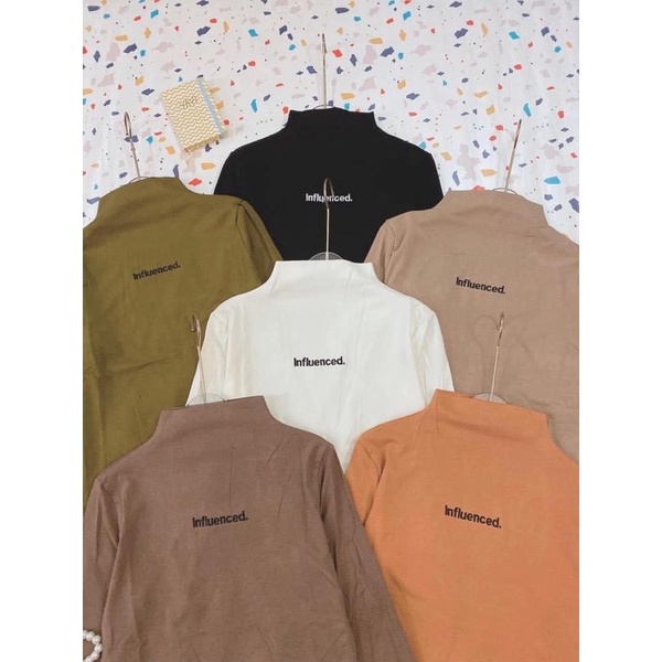 Áo Giữ Nhiệt Cổ 3p Tay Dài Chất len Mịn Chữ Thêu Dễ Phối Đồ Hàng Đẹp Loại 1 | BigBuy360 - bigbuy360.vn