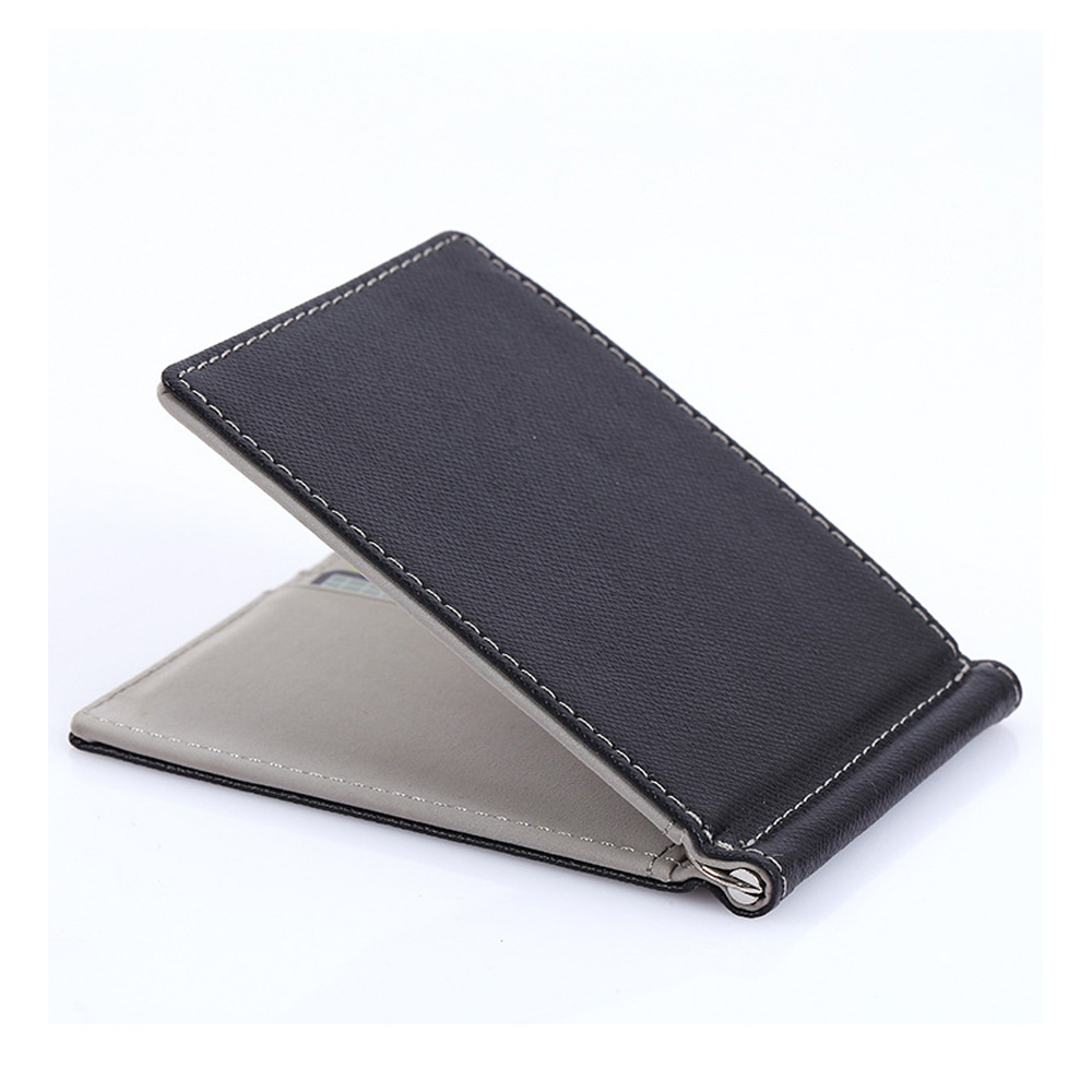 💎OKDEALS💎 Business Slim PU Leather Credit Card Sollid Thin Wallet Men Wallet