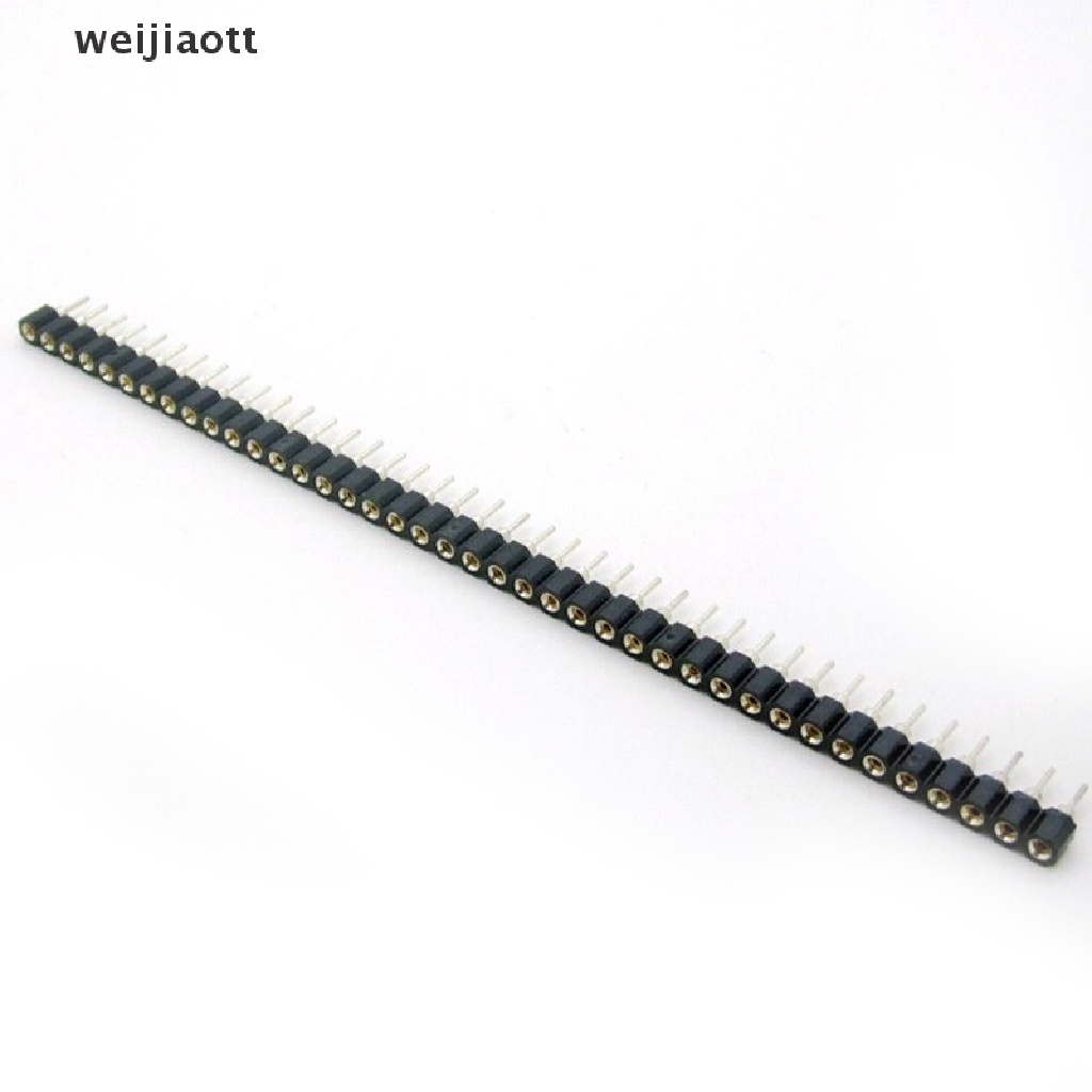 Weijiaott 1PCS Strip Tin PCB Female IC Breakable 40pin Single Row Round Header Socket WT