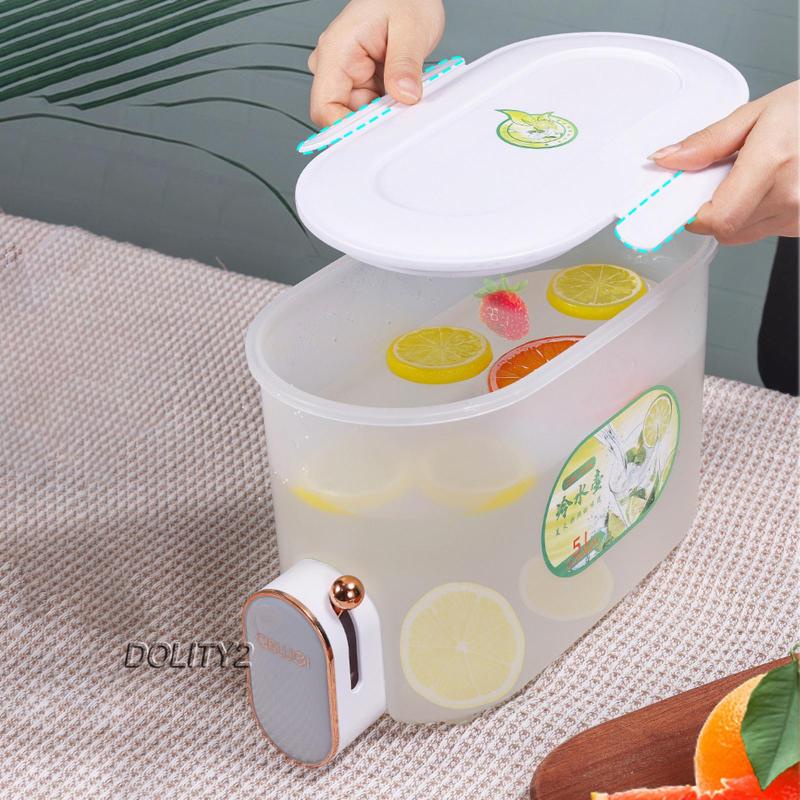 Bình Đựng Nước / Nước Chanh Kèm Vòi Tiện Dụng Cho Gia Đình / Ngoài Trời