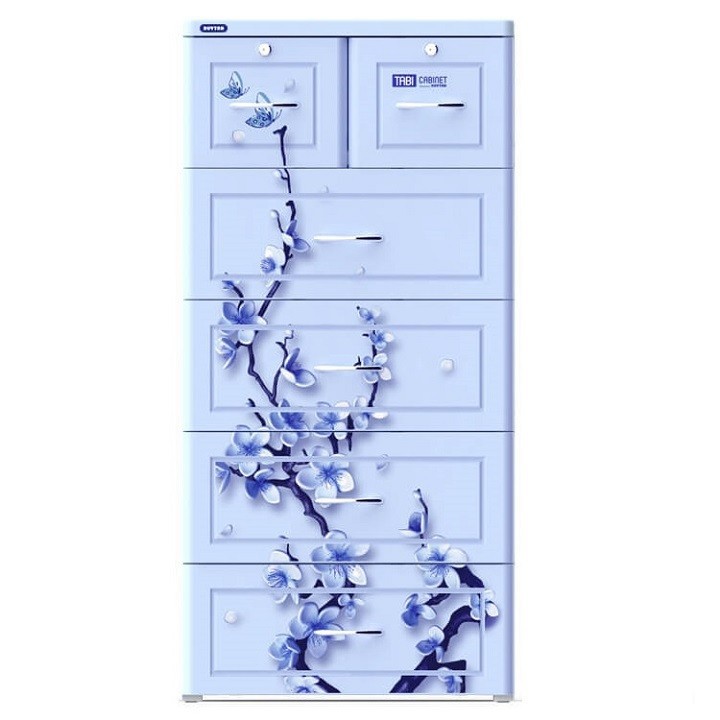 Tủ nhựa Duy Tân Tabi 5 tầng 6 ngăn H159/5 (Nhiều màu)