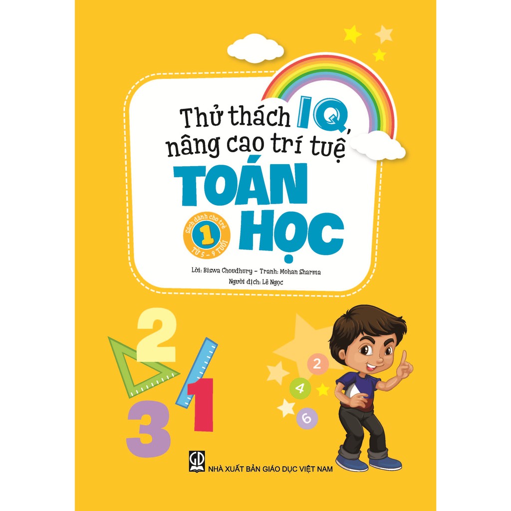 Sách - Thử thách IQ nâng cao trí tuệ - Toán học (bộ 2 cuốn Tập 1+ tập 2)