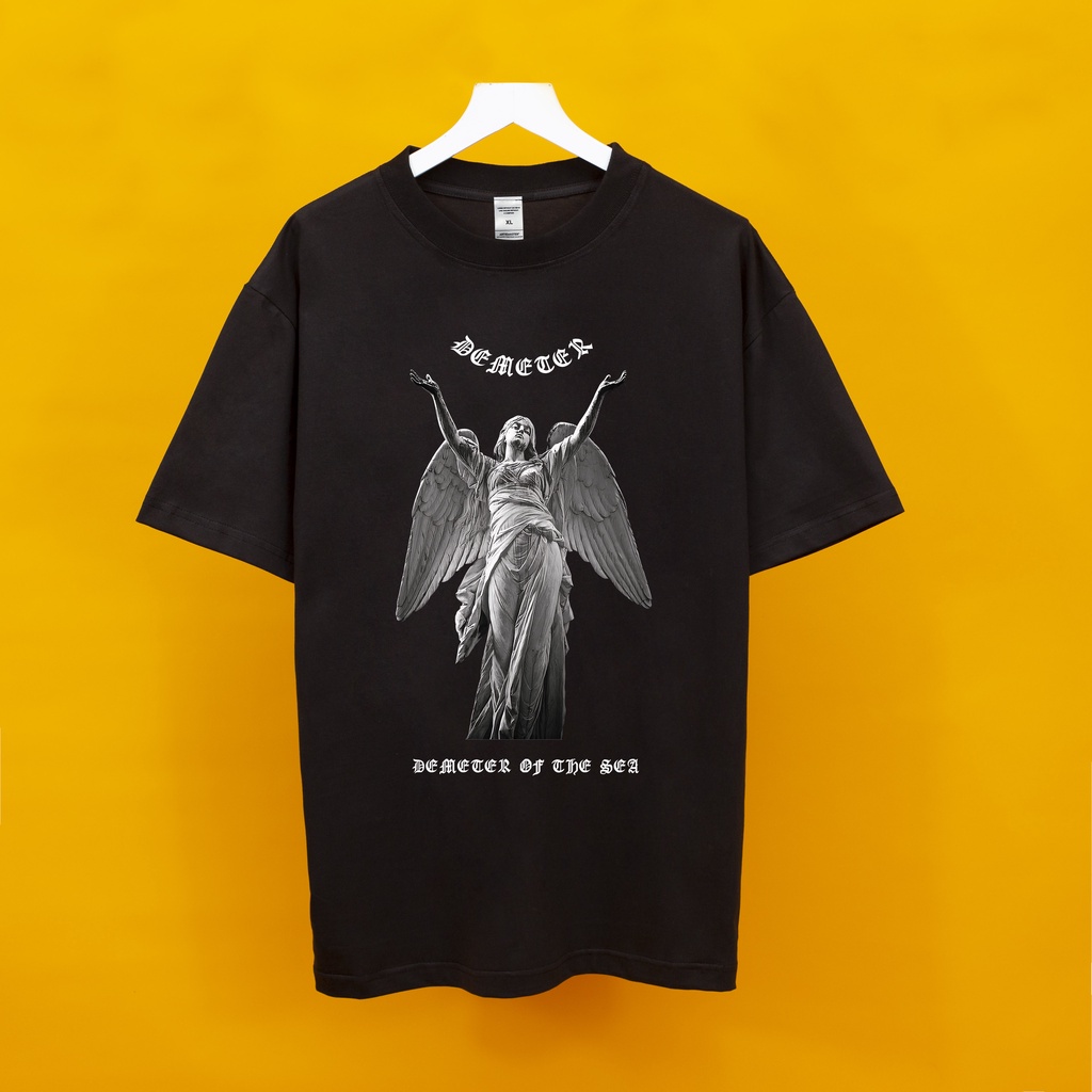 Áo thun tay lỡ Demecer Nữ Thần Hogoto shop , Áo thun unisex nam nữ from rộng oversize chất liệu cotton | BigBuy360 - bigbuy360.vn