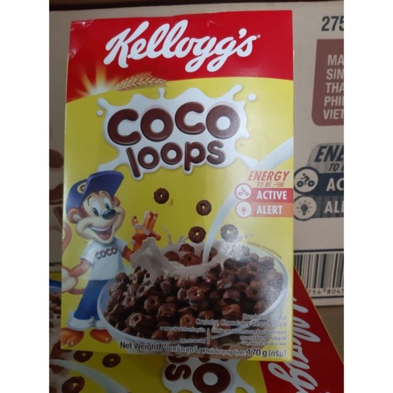 Ngũ cốc ăn sáng Kellogg's Coco Loops 170g