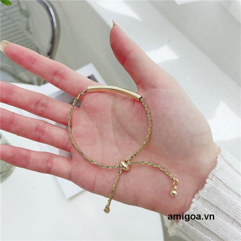 ✨✨Vòng đeo tay có thể điều chỉnh kích thước đơn giản xinh xắn dành cho nữ