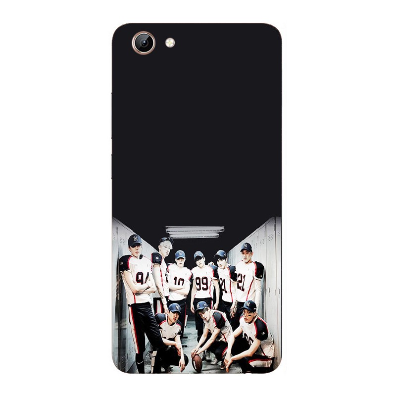 EXO k-pop collage silicone Painting Case Vivo 1601 1603 1606 1609 1610 1611 1713 1714 1716 1718 1719 1723 1726 1724 1801 1808 1812