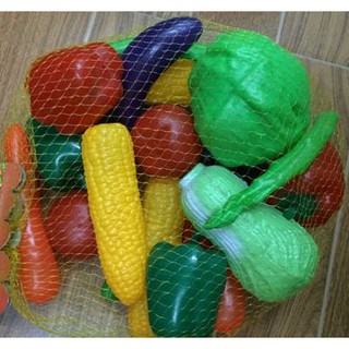 bộ đồ chơi lưới rau củ cho bé