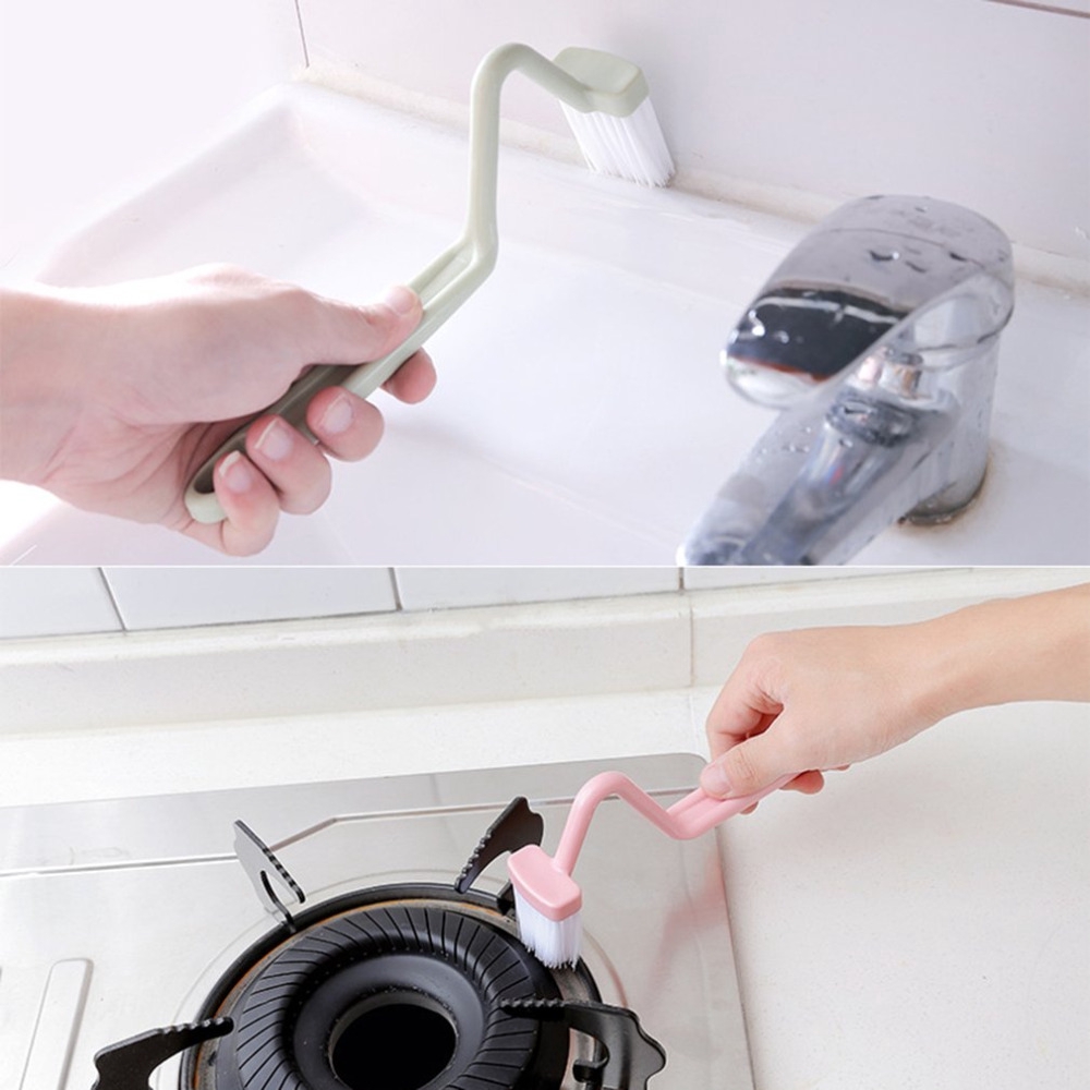 Bàn Chải Vệ Sinh Toilet Tay Cầm Dài Hình Chữ S Sử Dụng Tiện Lợi