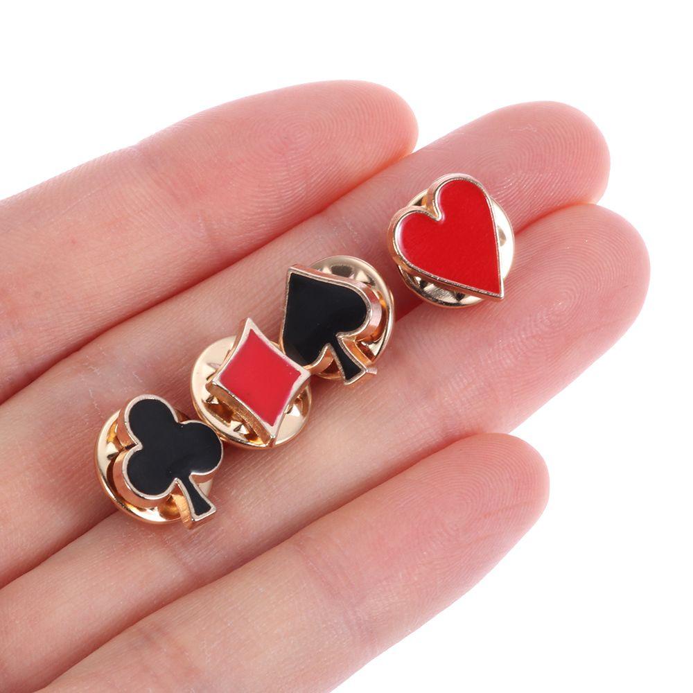 EUTUS Set 4 Ghim Cài Áo Hợp Kim Hình Boutonniere Ngộ Nghĩnh