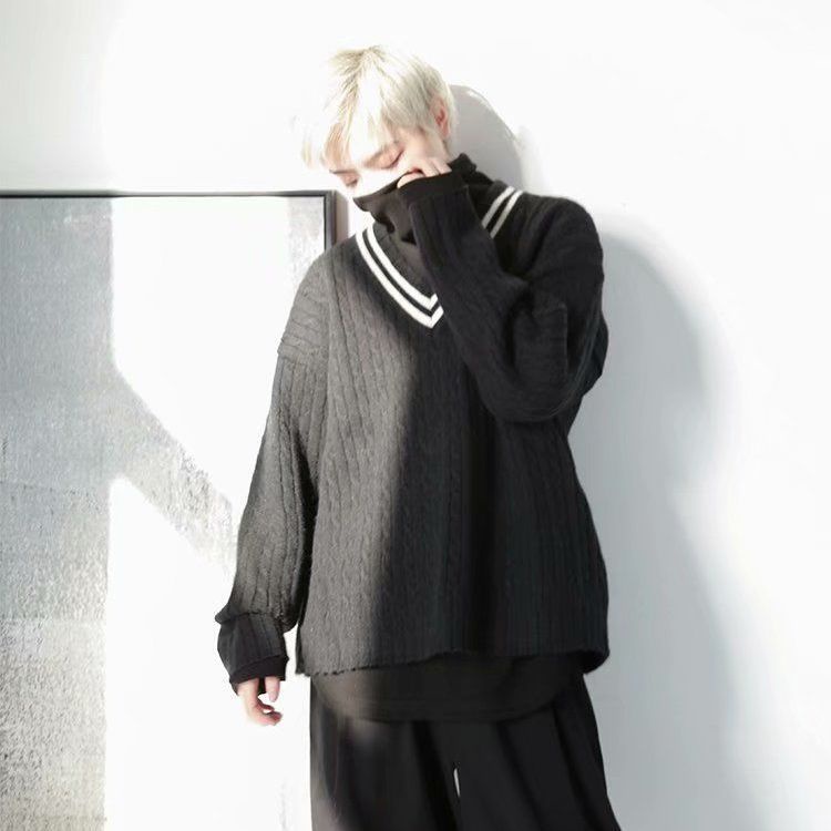 Áo Khoác Cardigan Dệt Kim Dày Dặn Phong Cách Nhật Bản Cho Nam Giới