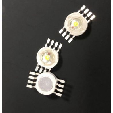 Led luxeon 4in1 12w WRGB đèn led 8 chân, Led luxeon 4in1, Led WRGB 4in1. led luxeon