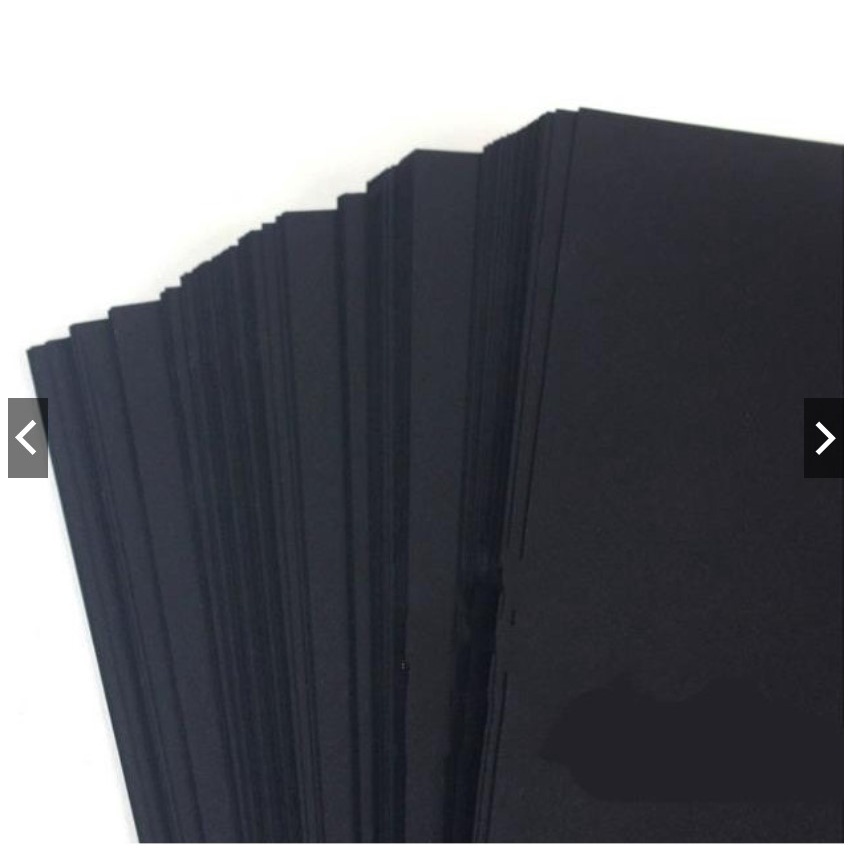 10 tờ giấy bìa đen a4 định lượng 220gsm