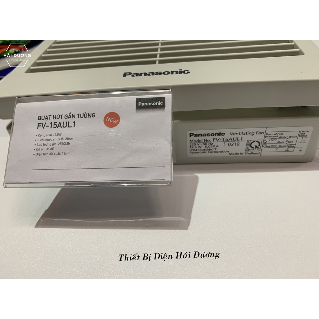 Quạt hút gắn tường Panasonic FV-15AUL1 - Bảo hành 2 năm