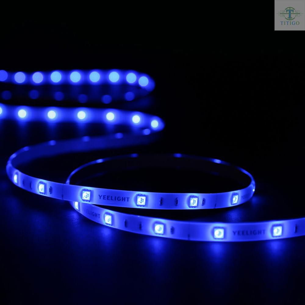 Ť Light Strip for Xiaomi Yeelight Smart Light Strip RGB LED 1m Ambient Light Adjustable Dimmable for Home Party Decorati