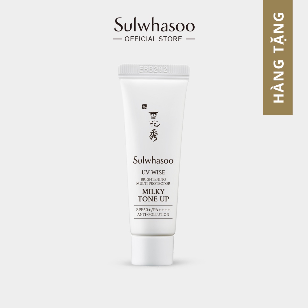 [Hàng tặng không bán] Kem chống nắng dưỡng trắng da Sulwhasoo UV Wise Brightening Multi Protector Milky Tone Up 10ml