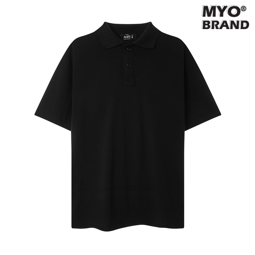 Áo Polo Trơn Tay Lỡ Cao Cấp MYO