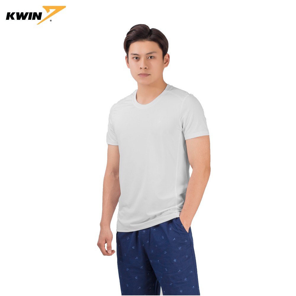 Áo thun nam cổ tròn KWIN dáng Slim fit ôm vừa vặn tôn lên vẻ nam tính và thoải mái vận động KTS013S9