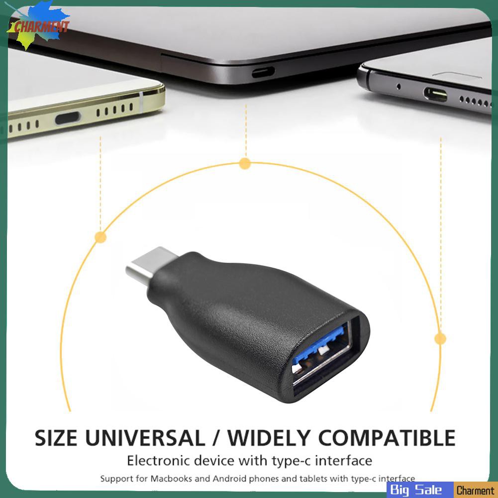 Đầu Chuyển Đổi Usb 3.1 Type C Đực Sang Usb 3.0 Loại A Cho Laptop Điện Thoại