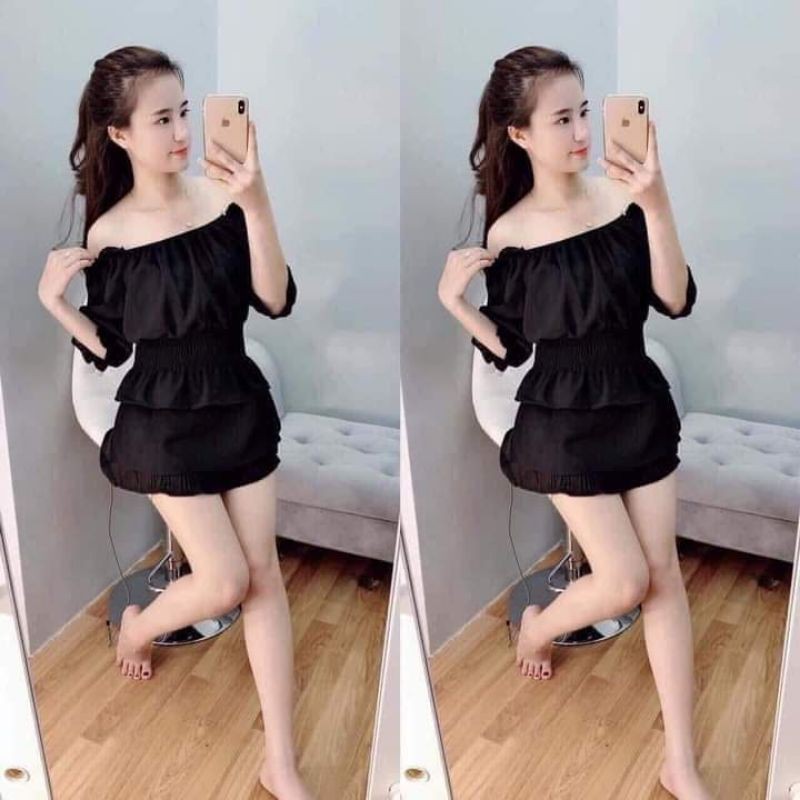 ÁO KIỂU TRỄ VAI TAY LỠ BO EO XINH XẮN