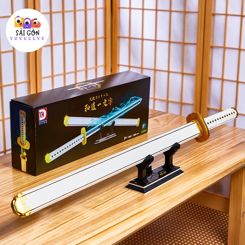 Đồ Chơi Lắp Ráp Mô Hình Thanh Kiếm KATANA Wado Ichimonj Dạ Quang Của Zoro Trong Đảo Hải Tặc DK1509 Với 806 PCS