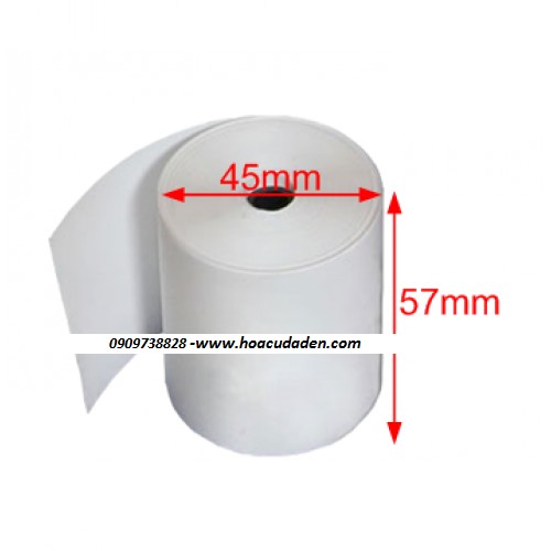 [DA ĐEN] Thùng 50 Cuộn Giấy Nhiệt K57/ K80 In Hóa Đơn Shop, Cafe