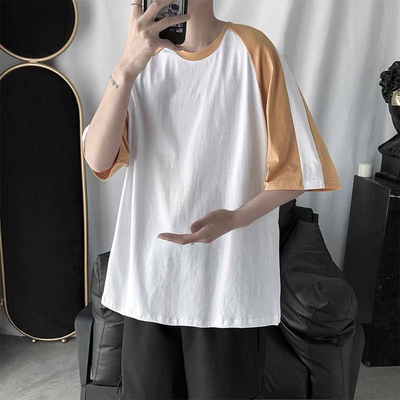 Áo thun nam nữ tay lỡ form rộng unisex cotton đẹp hàng Quảng Châu ANDOSA AT02