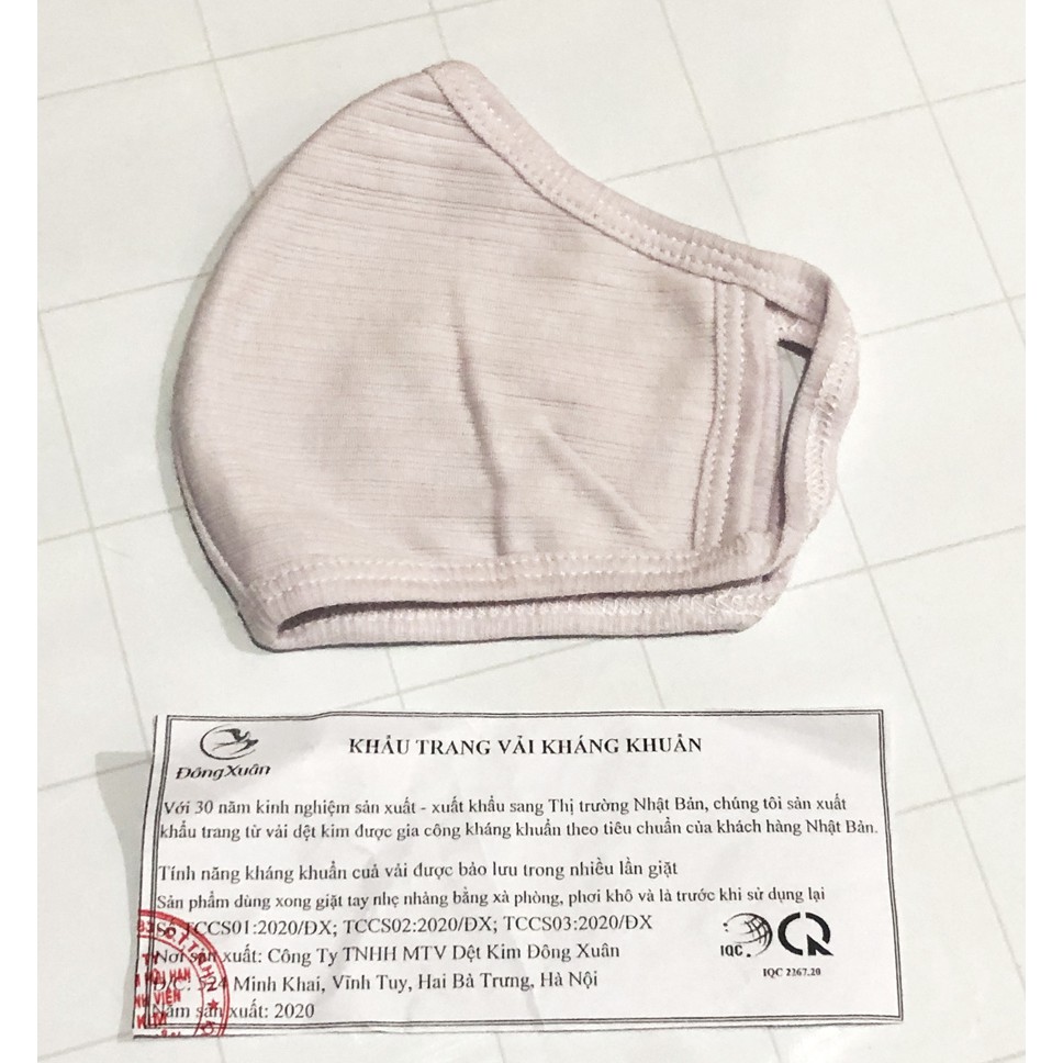 Khẩu Trang Vải Kháng Khuẩn Đông Xuân Vinatex | BigBuy360 - bigbuy360.vn