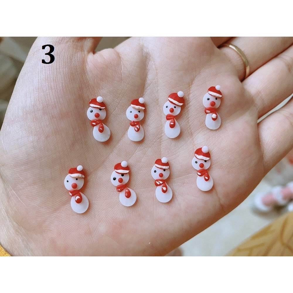 Charm nail , Charm NOEL bột đính móng , bột mỹ chuẩn lên ôm form