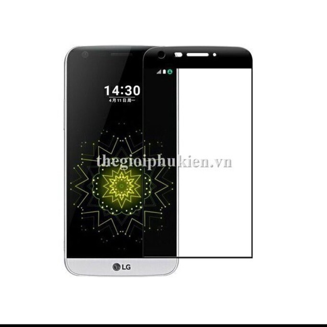 [Mã ELFLASH5 giảm 20K đơn 50K] Kính cường lực 4D Full màn cho LG G5 Siêu bền Tặng kèm keo chống hở màn