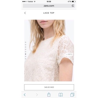 THANH LÝ HẾT ÁO ZARA REN