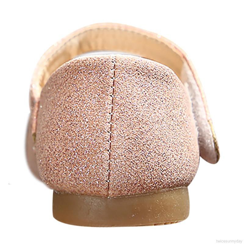 Giày búp bê đính nơ ren đáng yêu cho bé gái