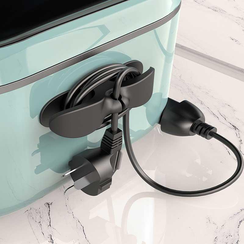 PVN49374 Dây Silicone Quấn Dây Cáp Sạc Tự Dính Đa Năng Cho Nhà Bếp