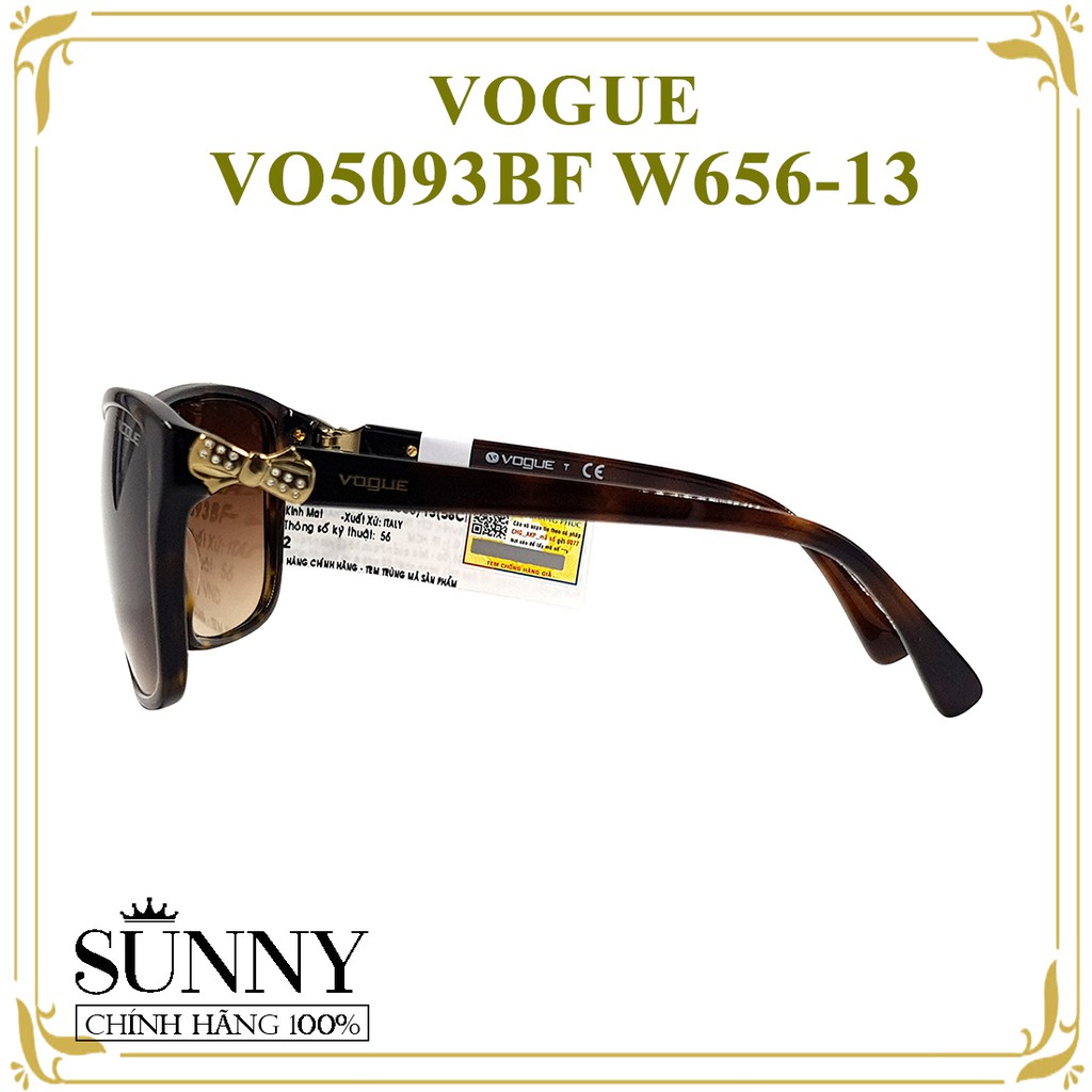 VO5093BF -  Kính mát Vogue chính hãng Italia, bảo hành toàn quốc