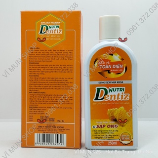 Nước súc miệng Nutridentiz 250ml