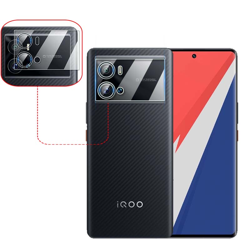 Miếng Dán Cường Lực Siêu Mỏng Bảo Vệ Ống Kính Máy Ảnh Cho VIVO iQOO 9 / SE Pro