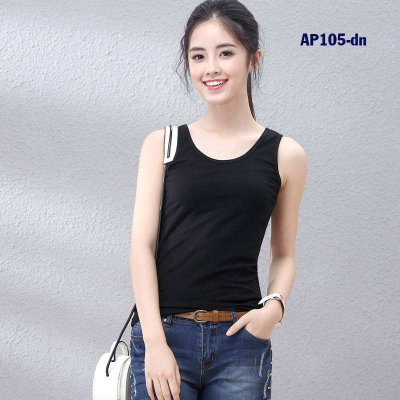 Áo thun nữ sát nách AP105 nhiều màu sắc vải sợi tre tổng hợp | BigBuy360 - bigbuy360.vn