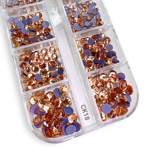 Khay Đá Nail Chân Keo Mix Size Chính Hãng Trang Trí Móng ANGELICA CK18