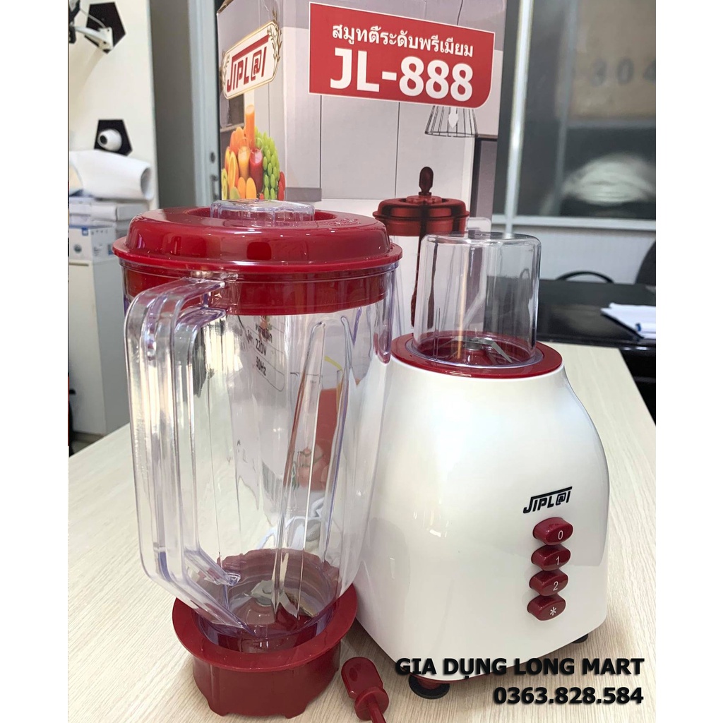 Máy xay sinh tố 300W JL-888, cối thủy tinh 1.8L SIÊU TIỆN LỢI