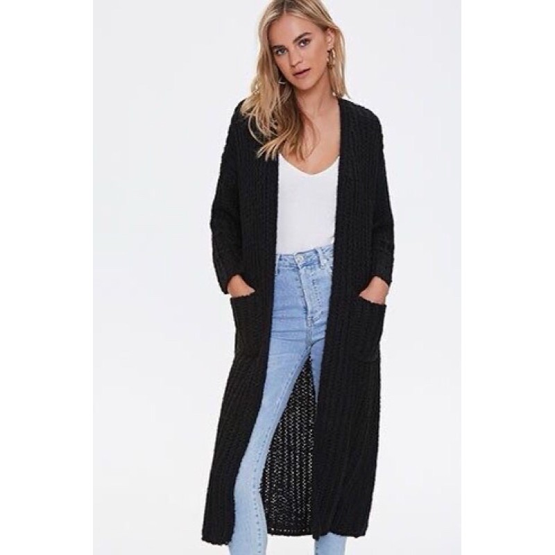ÁO KHOÁC LEN VNXK CARDIGAN FORM DÀI CÓ TÚI NAIF | BigBuy360 - bigbuy360.vn