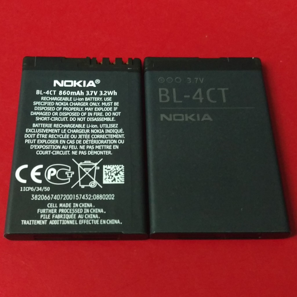 Pin NOKIA BL-4CT X3/6600/5310/7230 dung lượng chuẩn (Loại A)(BM-00371)