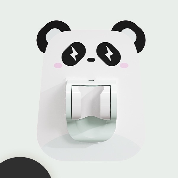 Giá Treo Vòi Hoa Sen, Đế Kẹp Vòi Sen Vòi Xịt Toilet Gắn Tường Chịu Lực Bằng Nhựa Họa Tiết Hình Thú 88319