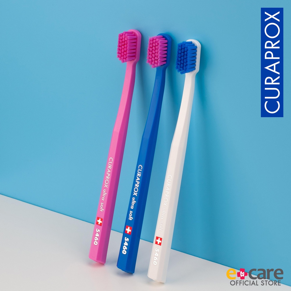 Bộ 3 cây bàn chải răng siêu mềm Curaprox CS 5460 Ultra Soft Triopack Thụy Sỹ
