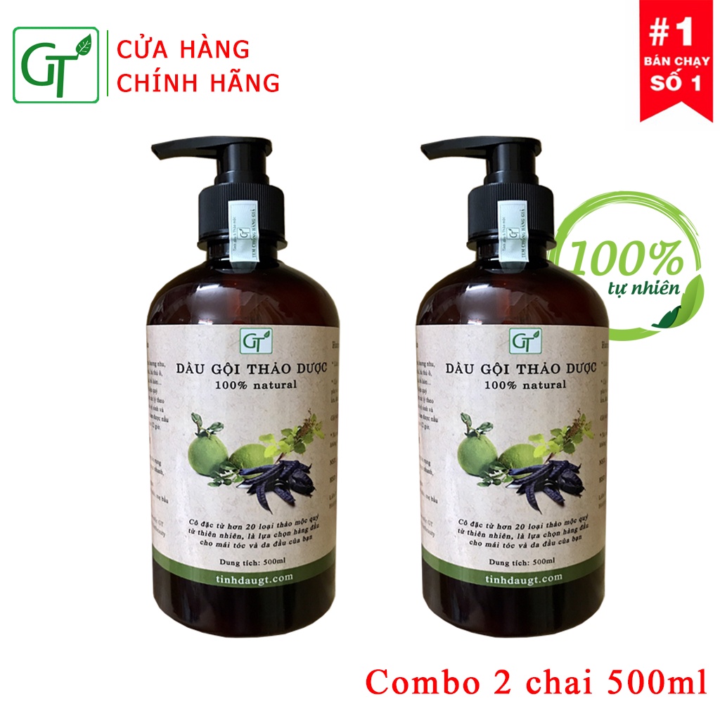 Combo 2 chai Dầu gội bưởi, bồ kết, hương nhu, hà thủ ô ... Ngăn rung tóc, mọc tóc nhanh, sạch gàu