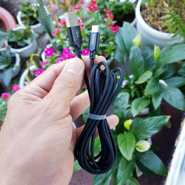 Cáp sạc Hồi dây dù dài 2m Micro USB/Type -C/
